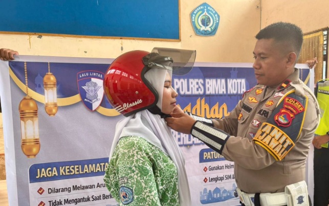 Police Go To School, Satlantas Bima Ajak Pelajar Jadi Pelopor Keselamatan Lalu Lintas